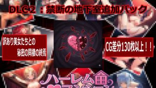 【新着同人ゲーム】ハーレム（はーと）マンション  DLC2:禁断の地下室追加……のアイキャッチ画像